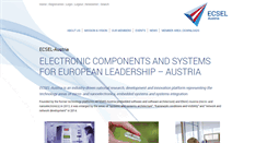Desktop Screenshot of ecsel-austria.net