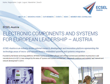 Tablet Screenshot of ecsel-austria.net